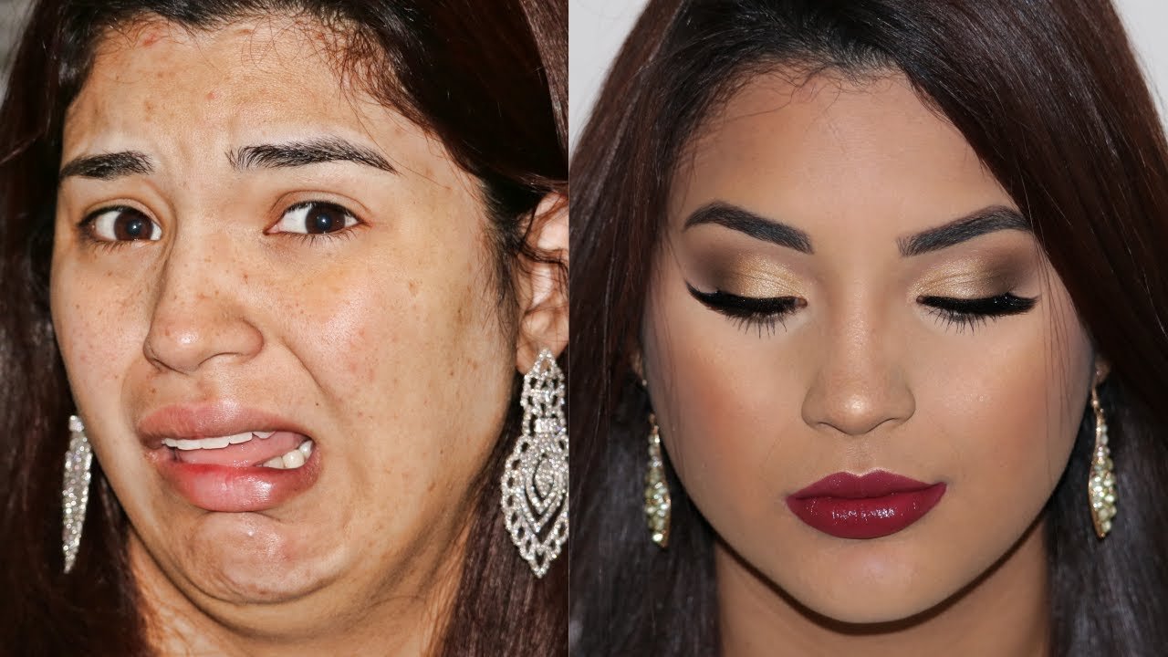 maquillaje de noche sencillo