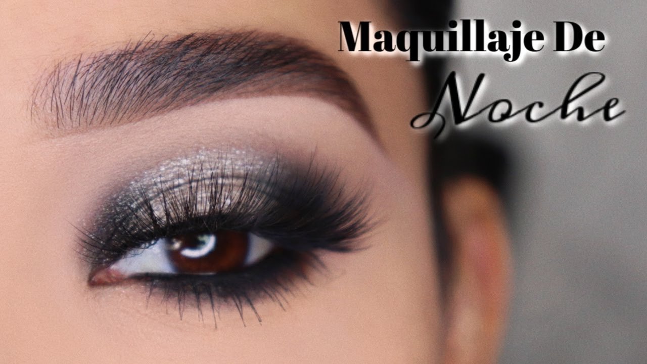 maquillaje de ojos de noche