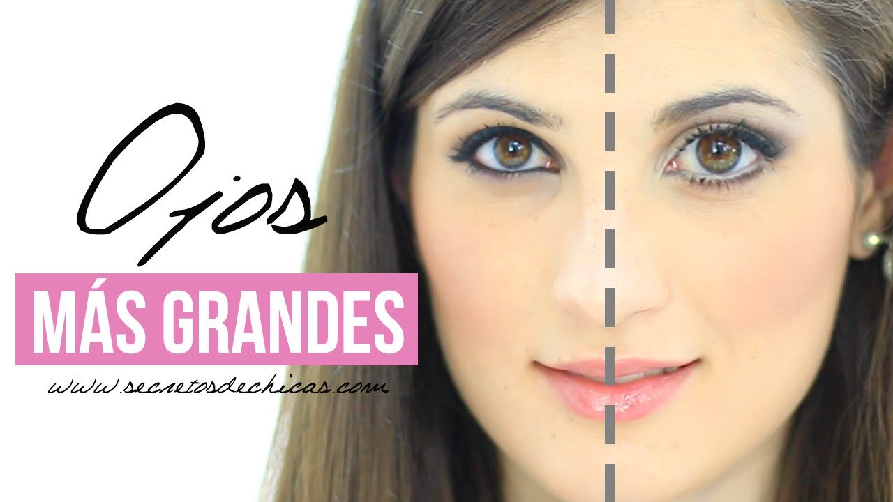 ¿Cómo hacer que los ojos se vean más grandes sin maquillaje?