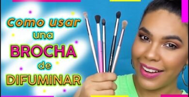 ¿Cuál es la brocha para difuminar la sombra en los ojos?