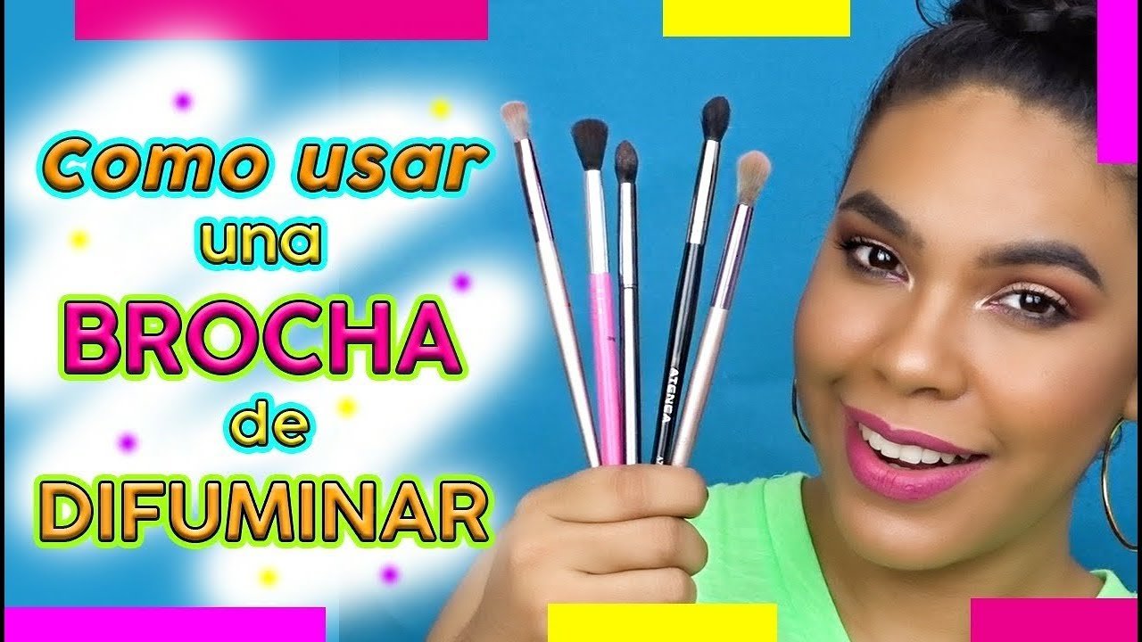 ¿Cuál es la brocha para difuminar la sombra en los ojos?