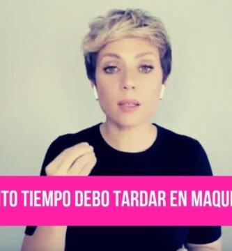 ¿Cuánto tiempo se tarda en maquillar a una novia?