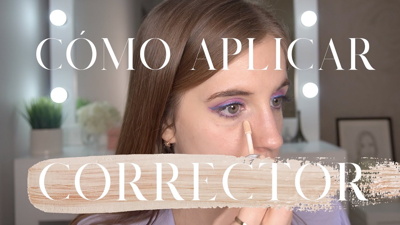 ¿Dónde se pone el corrector en la cara?