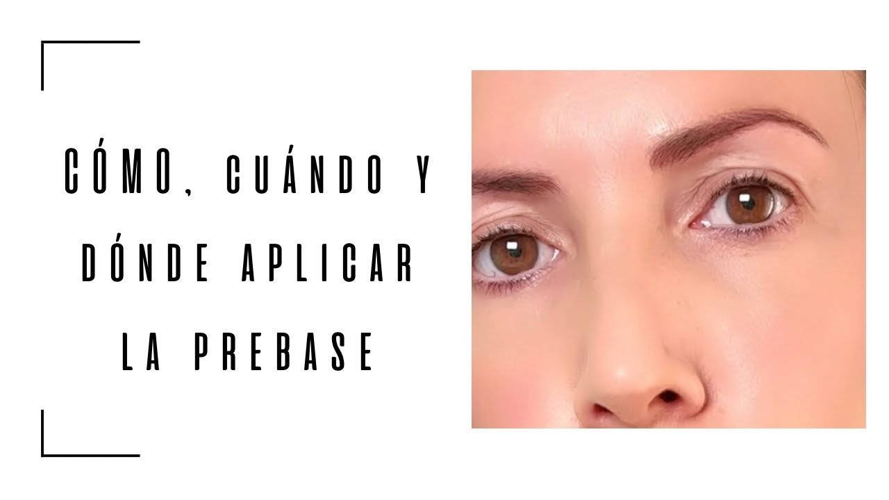 ¿Dónde se pone el primer de ojos?