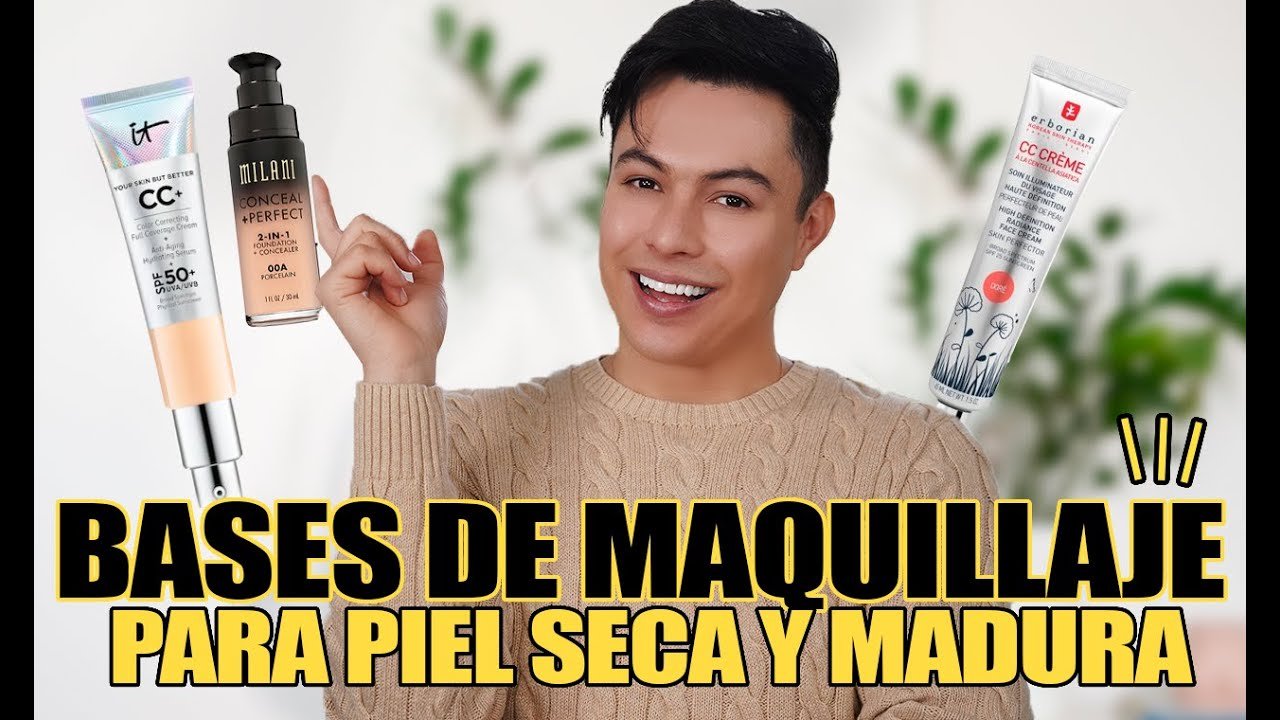¿Qué base de maquillaje es la apropiada para la piel madura?
