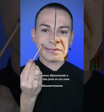 acabado perfecto con maquillaje de noche para mejillas caídas