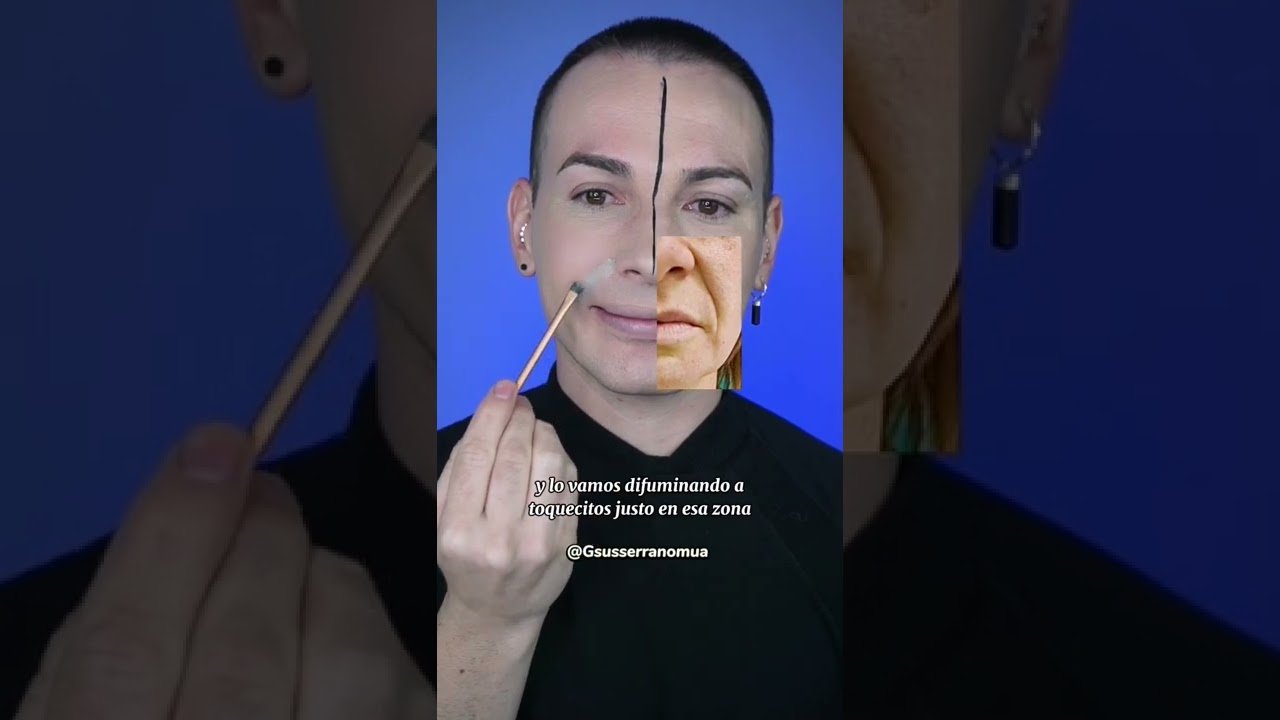 acabado perfecto con maquillaje de noche para mejillas caídas