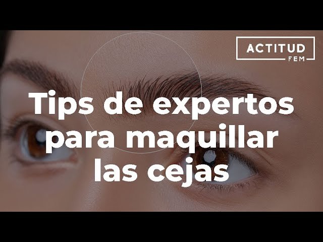 consejos de expertos en maquillaje para cejas
