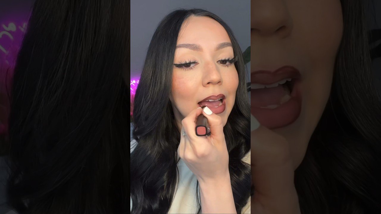 combinaciones perfectas de maquillaje de noche para labios nude