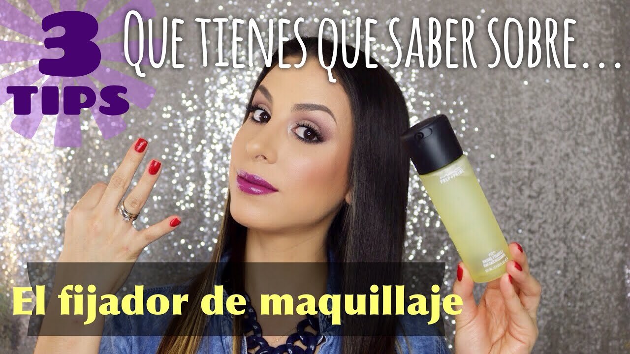 consejos para aplicar correctamente el fijador de maquillaje