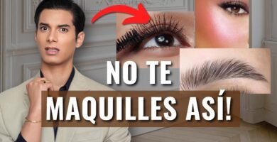 errores comunes en maquillaje para invitadas con vestido azul
