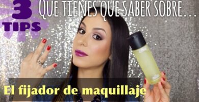 cuidados básicos después del maquillaje fijador de maquillaje
