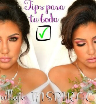 ideas románticas de maquillaje para bodas en otoño