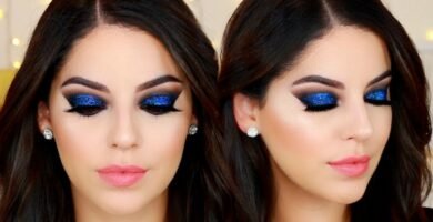 inspiración de maquillaje para novias con ojos azules