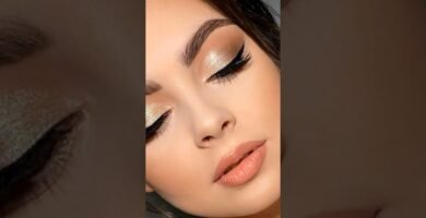 inspiración de maquillaje para novias con ojos verdes