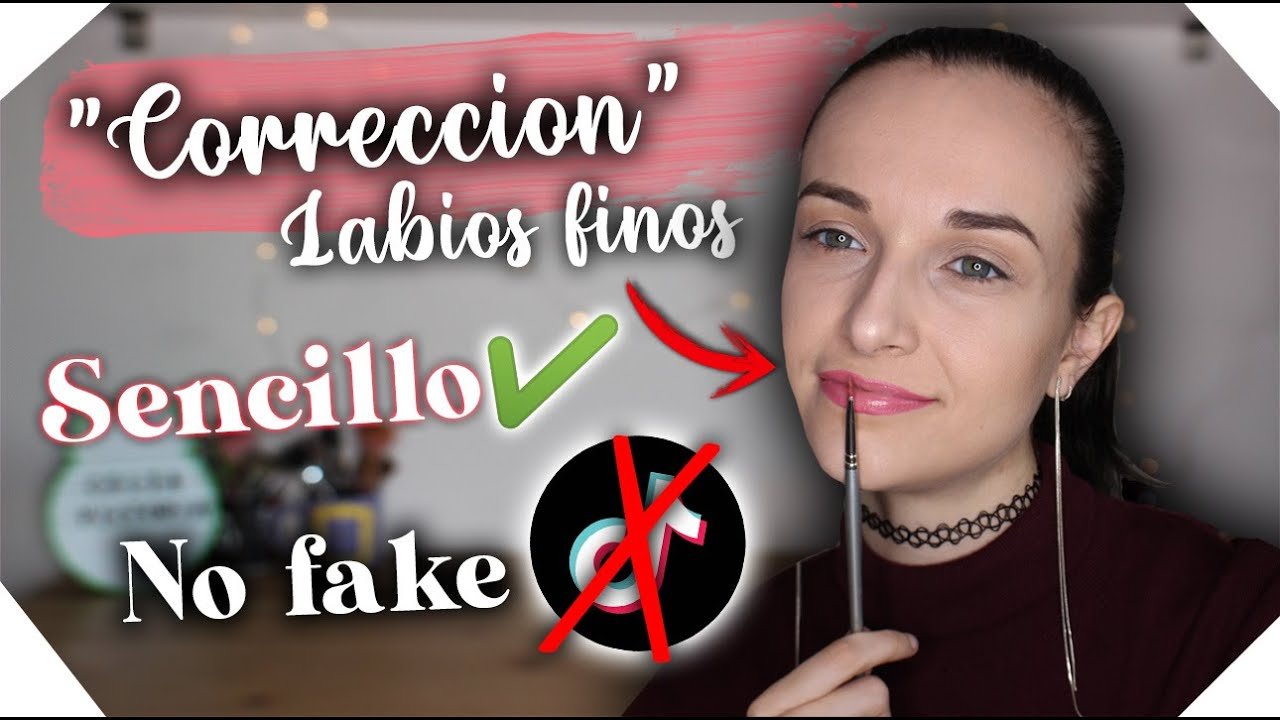 cómo lograr un look con maquillaje de noche para labios delgados