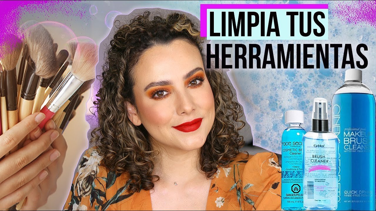 cómo limpiar tus herramientas de maquillaje orgánico