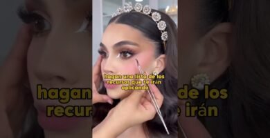 maquillaje glamuroso para maquillaje para bodas en primavera