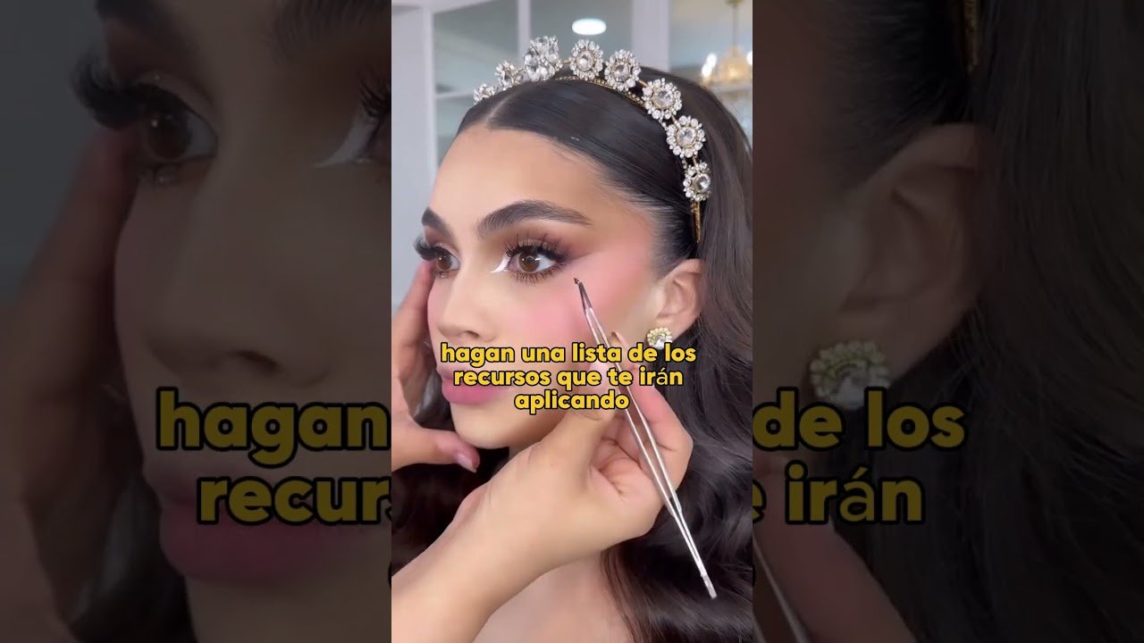 maquillaje glamuroso para maquillaje para bodas en primavera