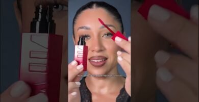 cómo lograr un maquillaje de noche para labios rojos
