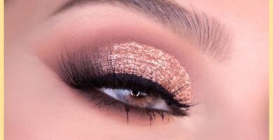 cómo lograr un maquillaje de noche para maquillaje con glitter