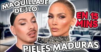 efecto lifting con maquillaje de noche para piel madura