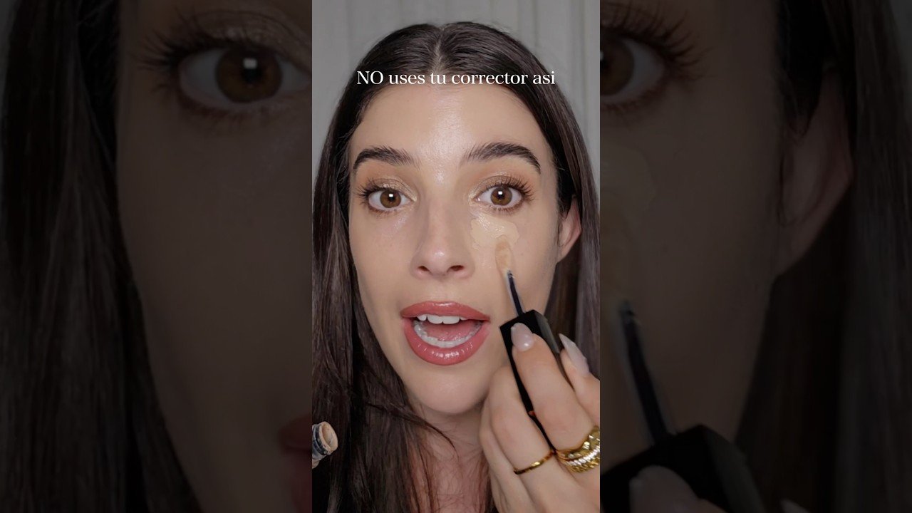 errores al combinar productos de corrector de ojeras