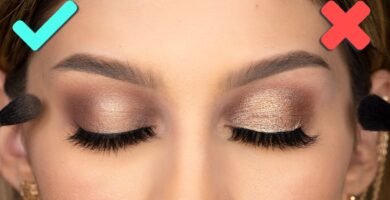 errores al usar maquillaje de noche para sombras metálicas