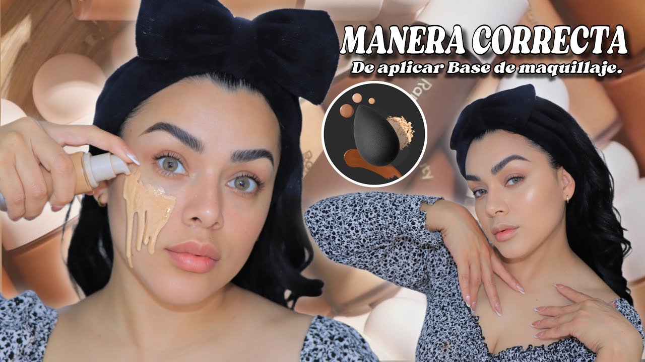 formas creativas de aplicar base líquida