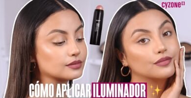 formas creativas de aplicar iluminador en barra