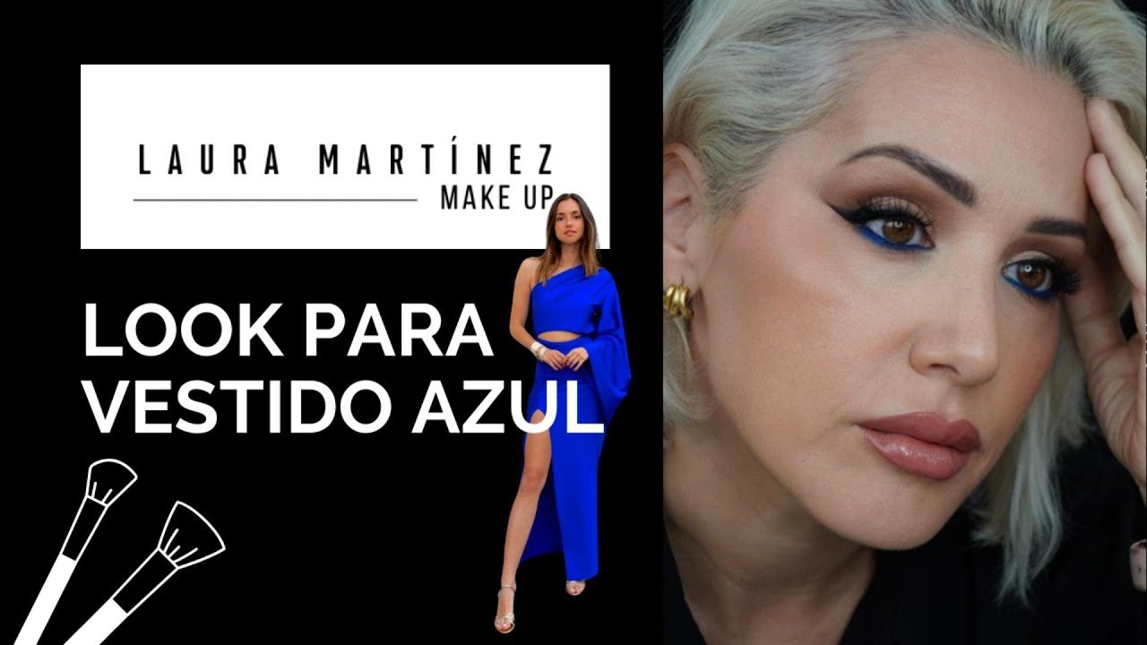 trucos de expertos para maquillaje para invitadas con vestido azul